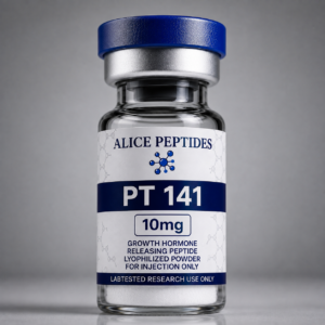 PT-141 10mg research peptide vial
