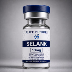Selank 10mg research peptide vial