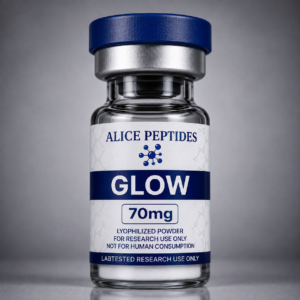 GLOW 70mg research peptide blend vial