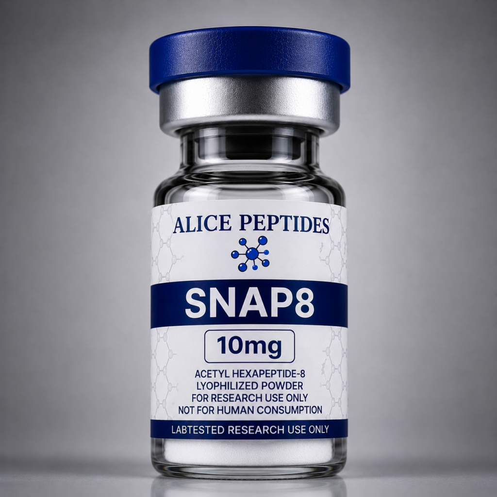 SNAP-8 10mg research peptide vial